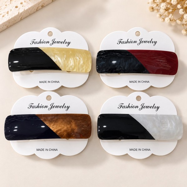 Fashion Alley Back Clip For Women Pack Of 12 Pc 
