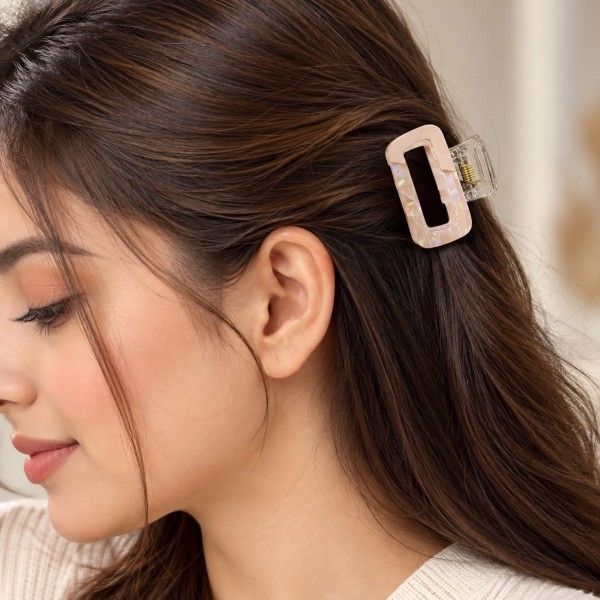 Fashion Alley 4.5 Cm Hair Claw For Women Pack Of 12 Pc