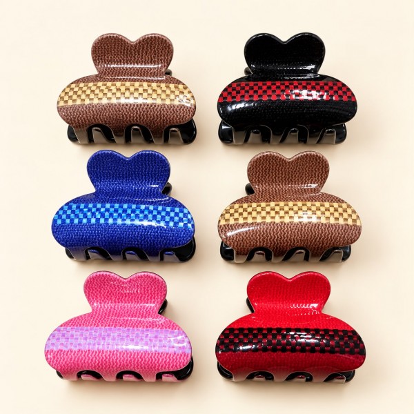 Fashion Alley 5 Cm Hair Claw For Women Pack Of 10 Pc