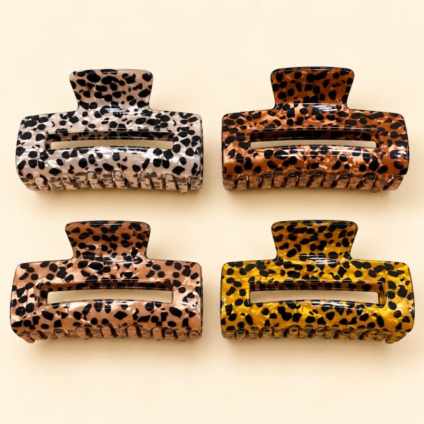 Fashion Alley 9 Cm Hair Claw For Women Pack Of 12 Pc