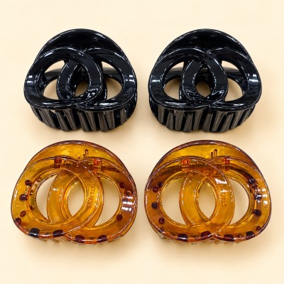 Fashion Alley 5 Cm Hair Claw For Women Pack Of 12 Pc 