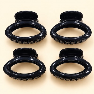 Fashion Alley 8 Cm Hair Claw For Women Pack Of 12 Pc