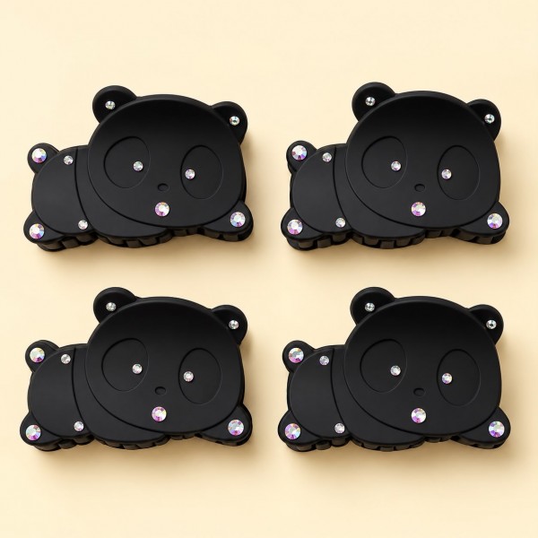Fashion Alley 8 Cm Matt Hair Claw For Women Pack Of 12 Pc