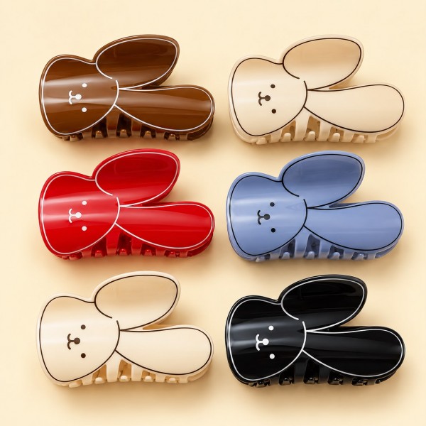 Fashion Alley 8 Cm Hair Claw For Women Pack Of 12 Pc