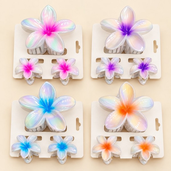 Fashion Alley 8.5Cm with 2 Small 4.5 Cm Hair Claw For Women Pack Of 36