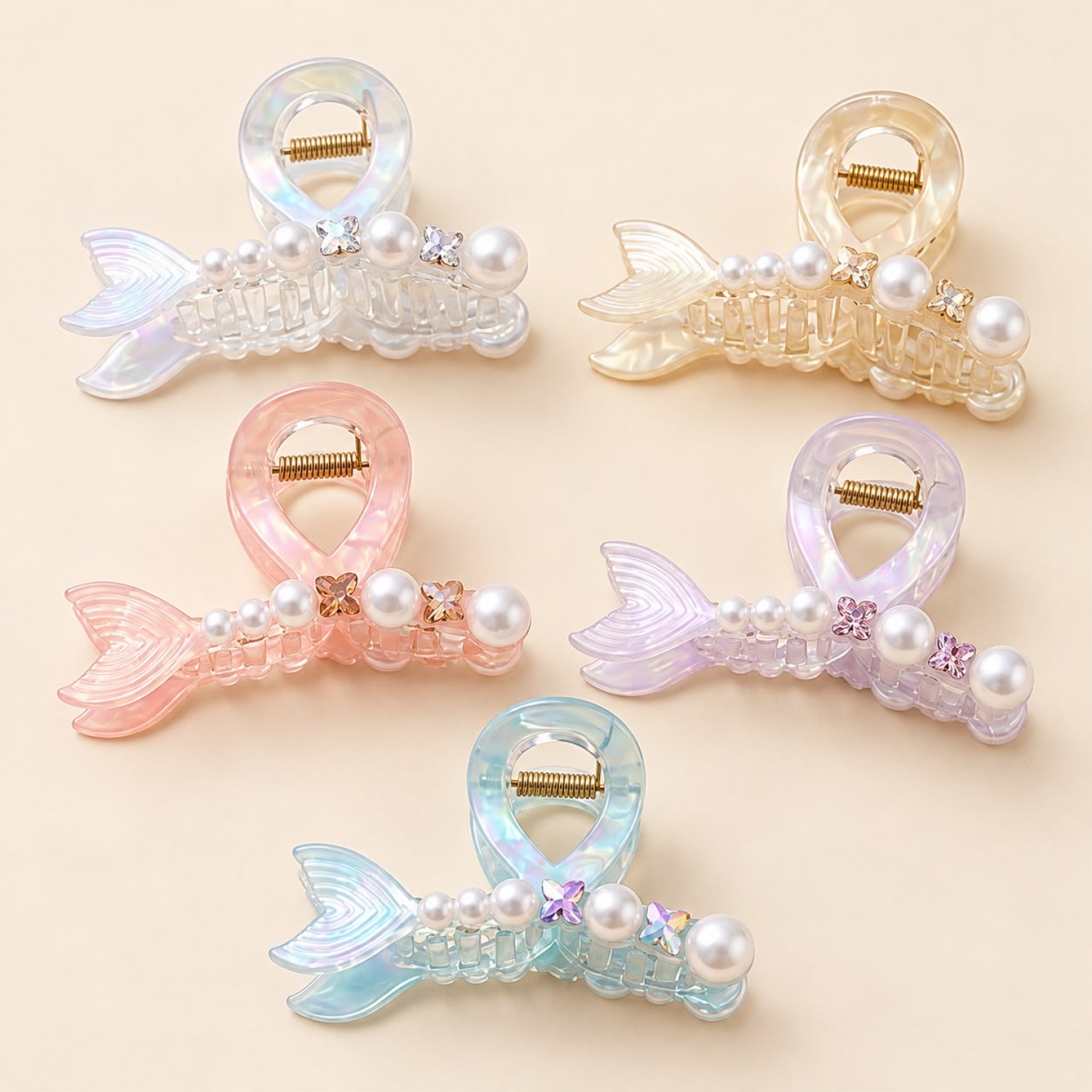 Fashion Alley 8.5 Cm Hair Claw For Women Pack Of 12 Pc
