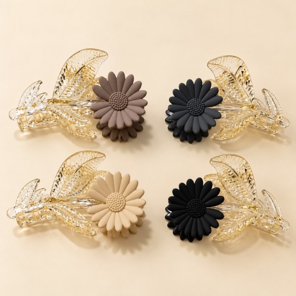 Fashion Alley 9 Cm Matt Hair Claw For Women Pack Of 12 Pc