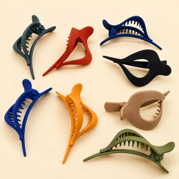 Fashion Alley Hair Claw For Women Pack of 12