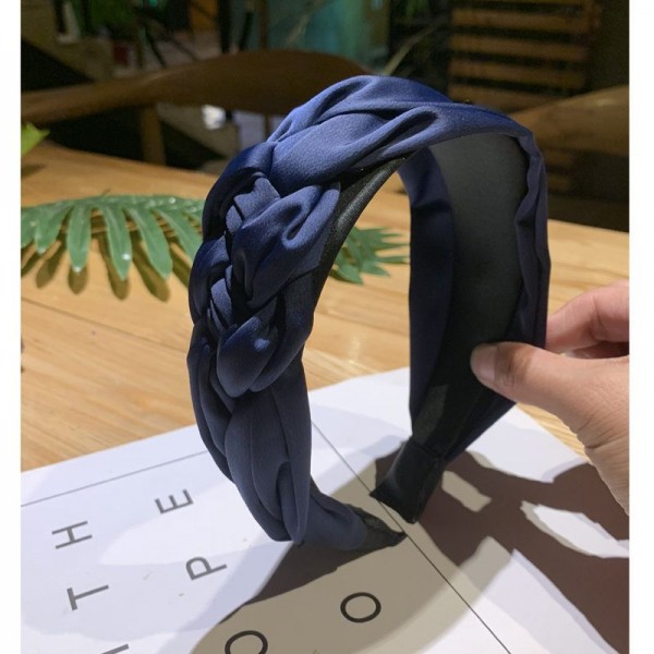 Fashion Alley Korean Satin hairbands ( pack of 12 )