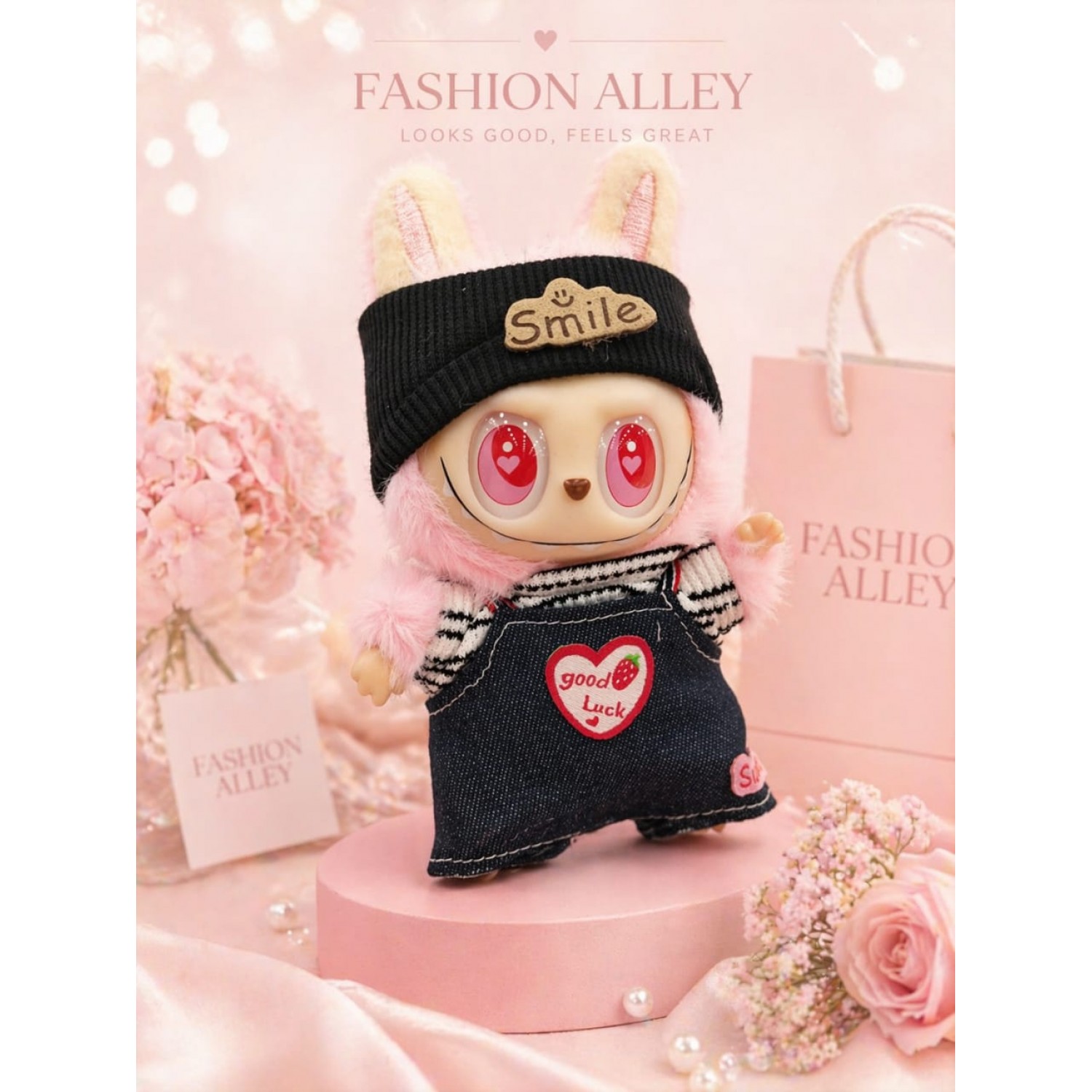 Fashion Alley Labubu Doll Key Chain For Kids Pack Of 1 Pc