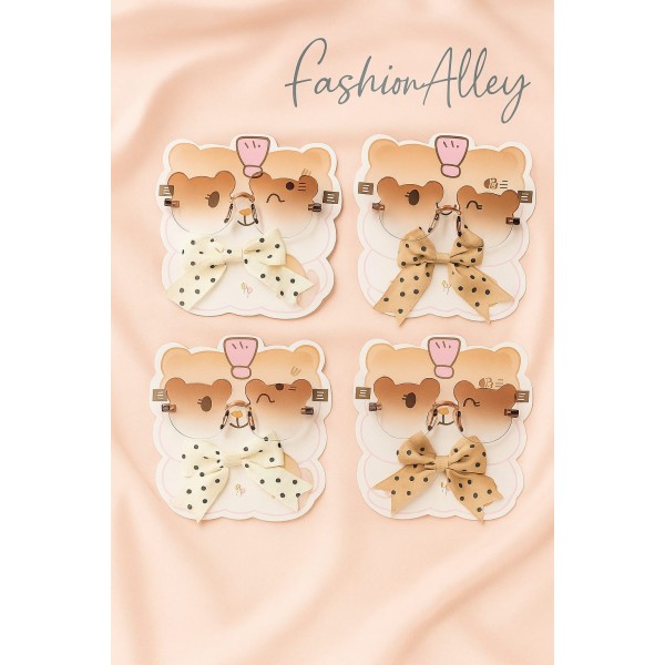 Fashion Alley Sunglasses With Bow Pins Gift Set Combo For Kids Pack Of 12 Card