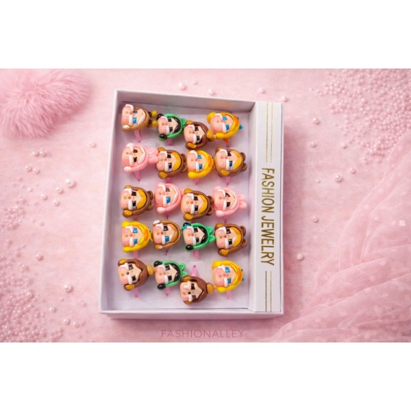 Fashion Alley Ring Set For Kids Pack Of 24