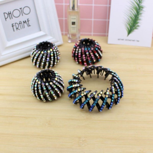 Fashion Alley Black Crystal Juda For Women Pack Of 12 