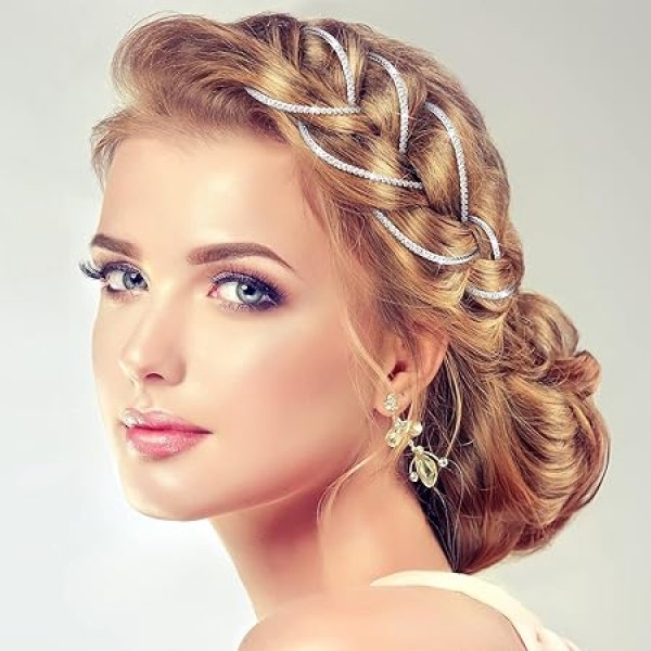 Fashion Alley Chain Hair Extension For Women [Pack Of 12] 