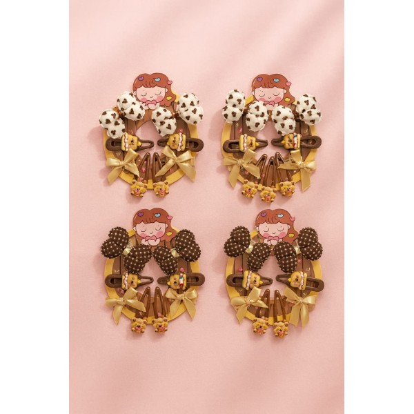 Fashion Alley Hair Pin For Kids Pack Of 12 Card 