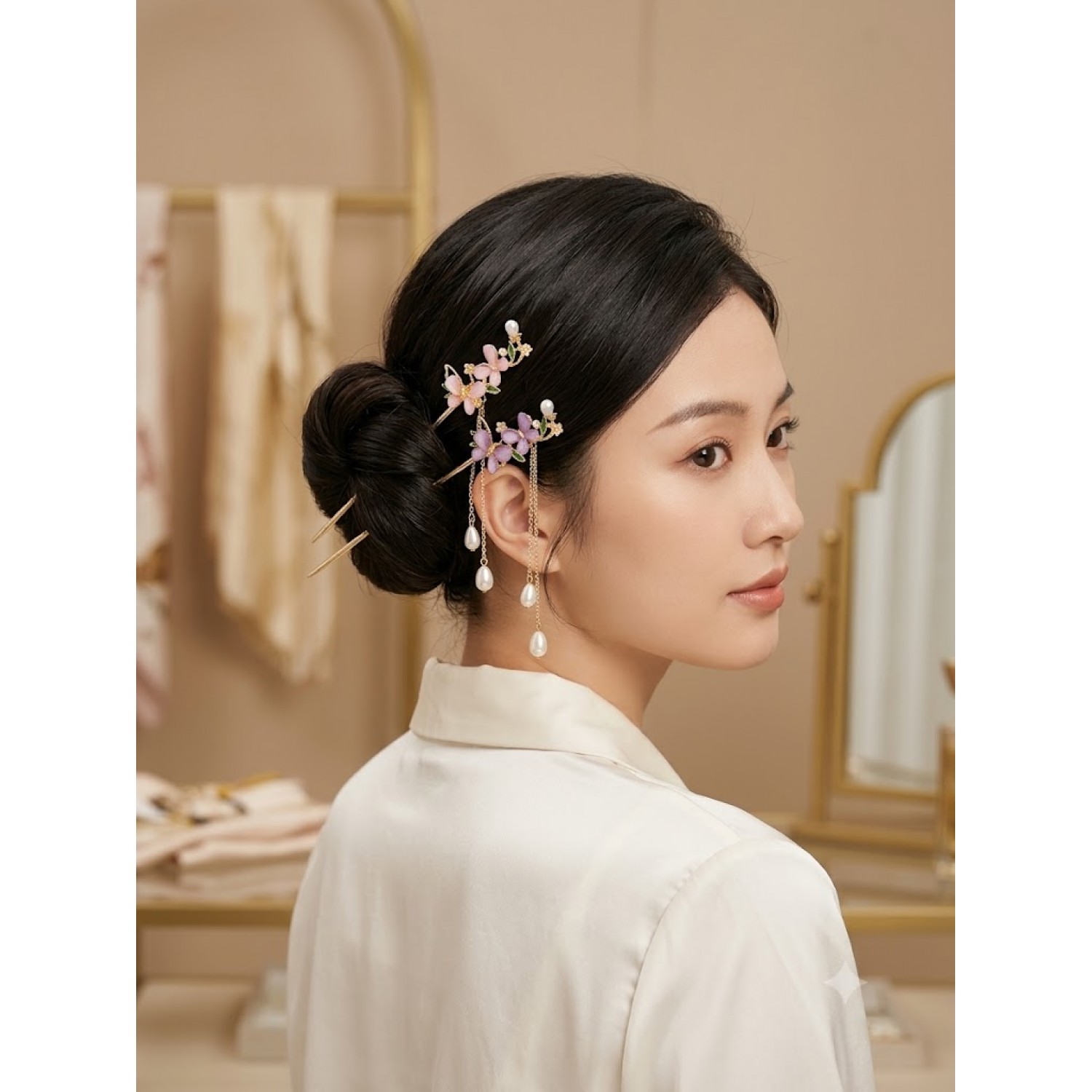 Fashion Alley Chinese Style Hair Sticks Handmade Hair Clip For Women Pack Of 12 Pc