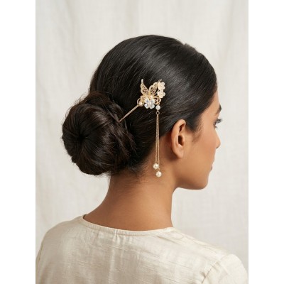Fashion Alley Chinese Style Hair Sticks Handmade Hair Clip For Women Pack Of 12 Pc
