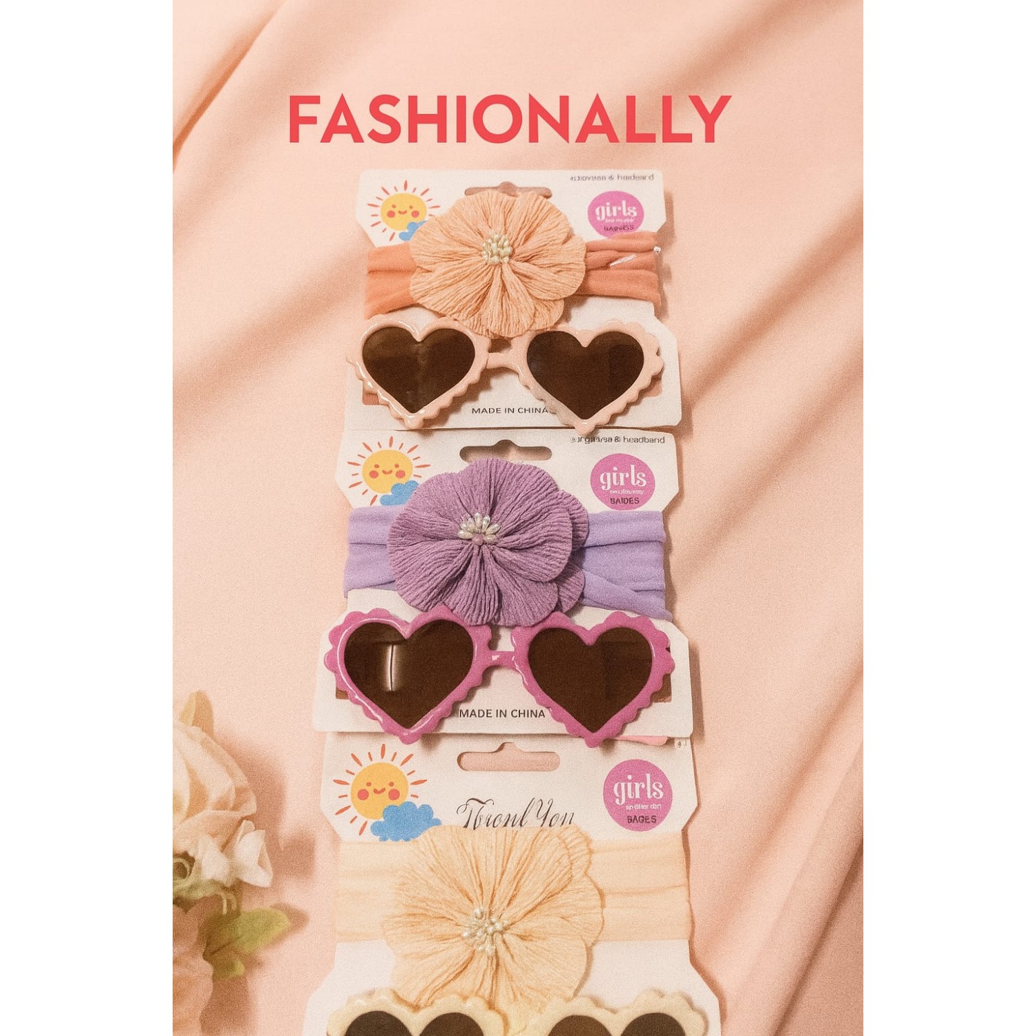 Fashion Alley Sunglasses With Hair Band Gift Set Combo For Kids Pack Of 12 Card Fashion Alley Sunglasses With Hair Band Gift Set Combo For Kids Pack Of 12 Card