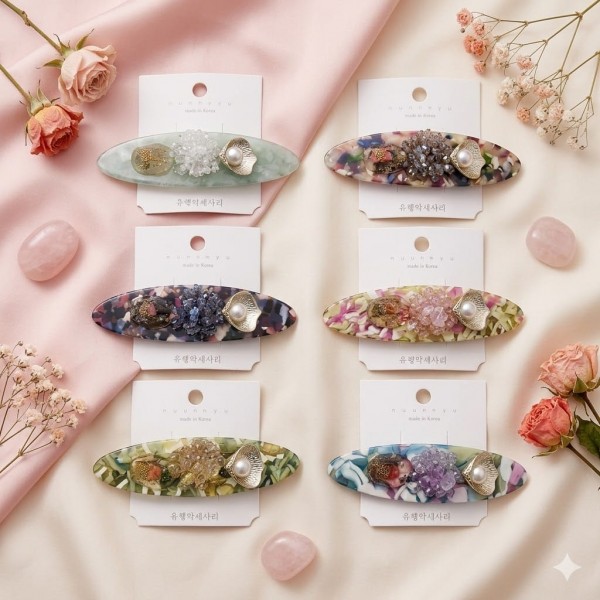 Fashion Alley Korean Back Clip For Women Pack Of 6 Pc