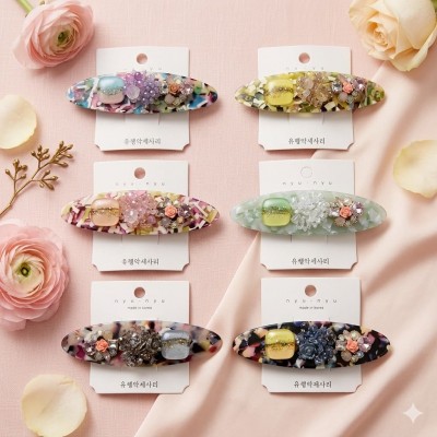 Fashion Alley Korean Back Clip For Women Pack Of 6 Pc