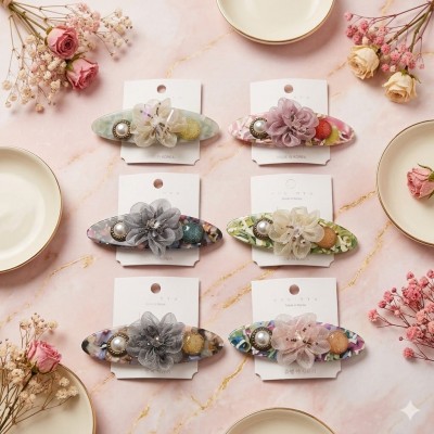 Fashion Alley Korean Back Clip For Women Pack Of 6 Pc