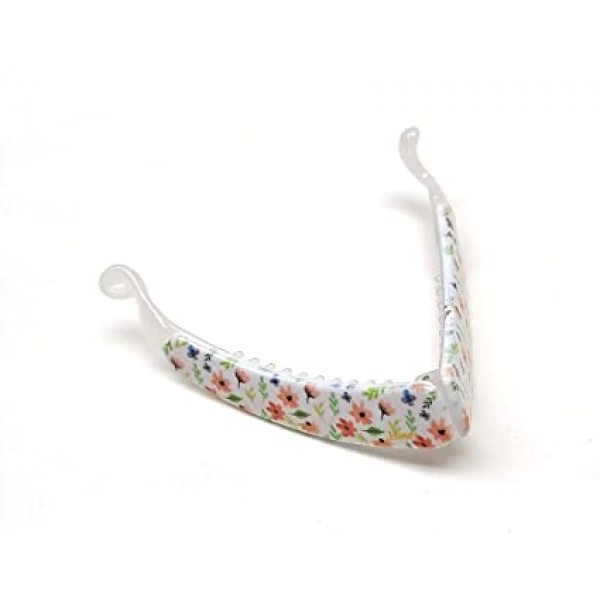 Fashion Alley Printed Banana Clip 9 CM [Pack Of 12]