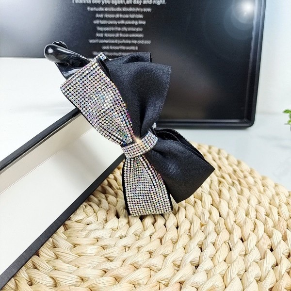 Fashion Alley Bow Design 9 Cm Banana Clip For Women Pack Of 12 Pc