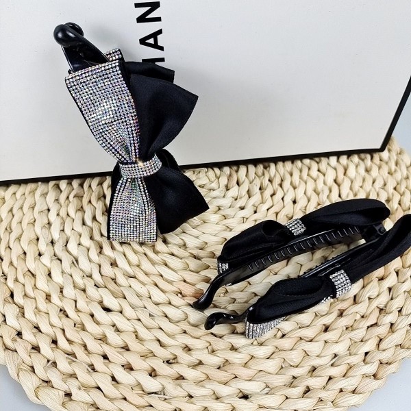 Fashion Alley Bow Design 9 Cm Banana Clip For Women Pack Of 12 Pc