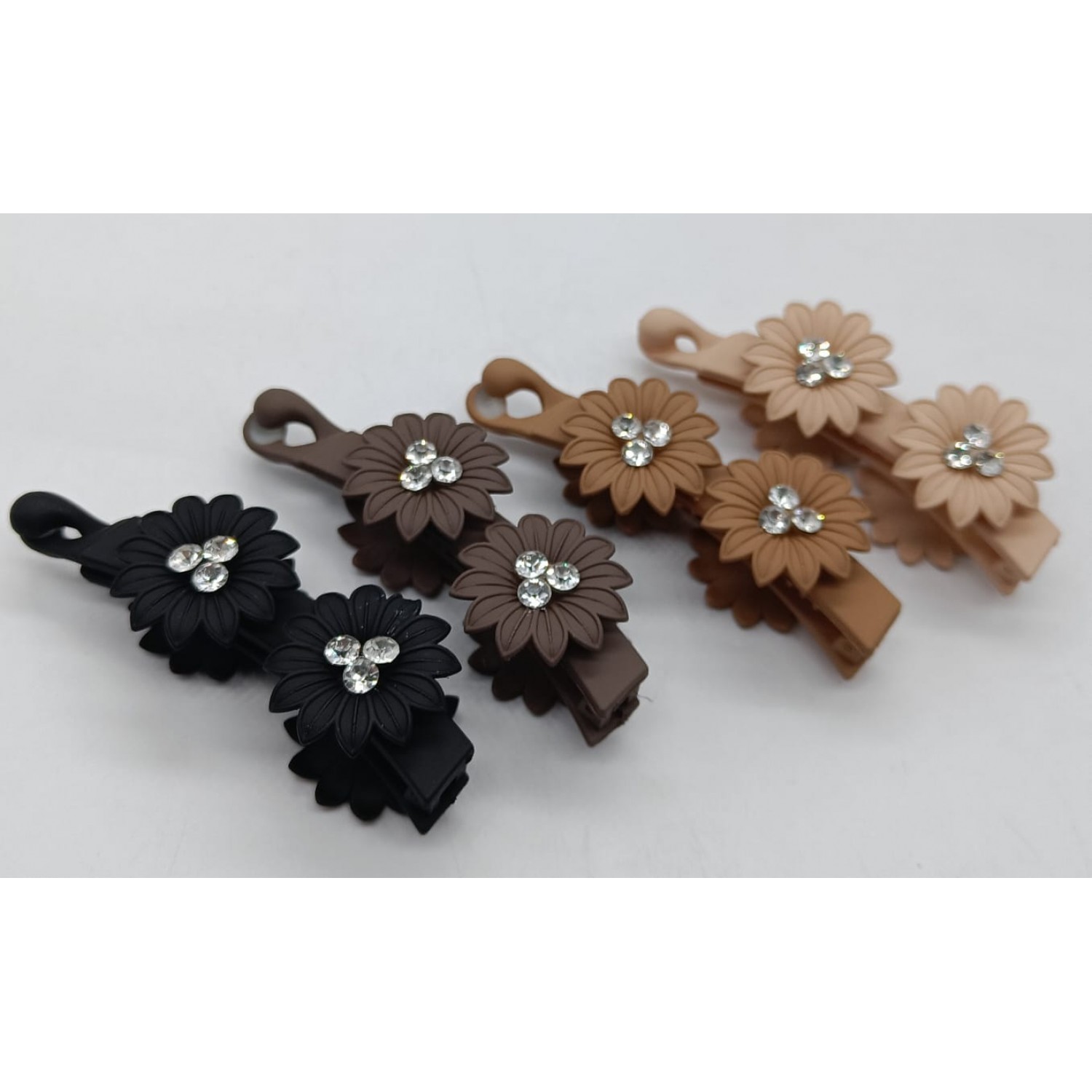 Fashion Alley 10CM Matt Finish Hair Banana Clip For Women {Pack Of 12} Fashion Alley 10CM Matt Finish Hair Banana Clip For Women {Pack Of 12}