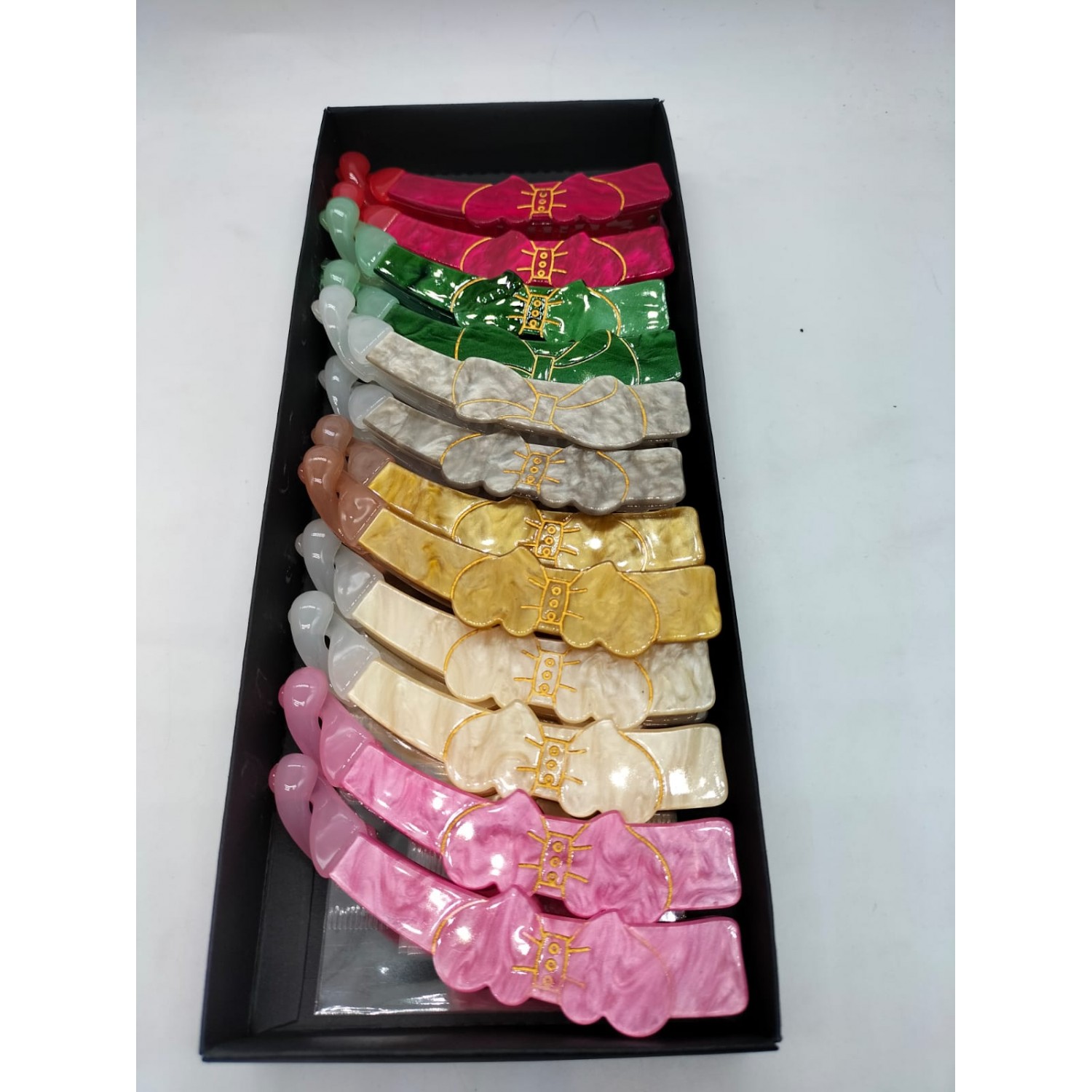 Fashion Alley Leidona Banana Clip [Pack Of 12]