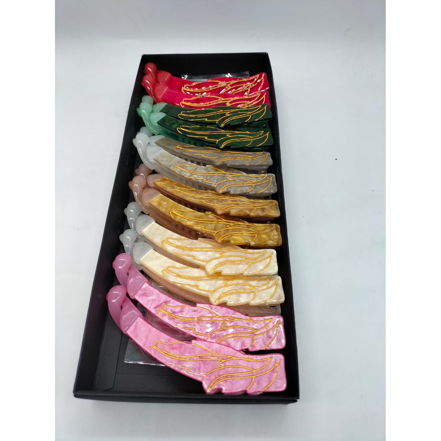 Fashion Alley Leidona Banana Clip [Pack Of 12]