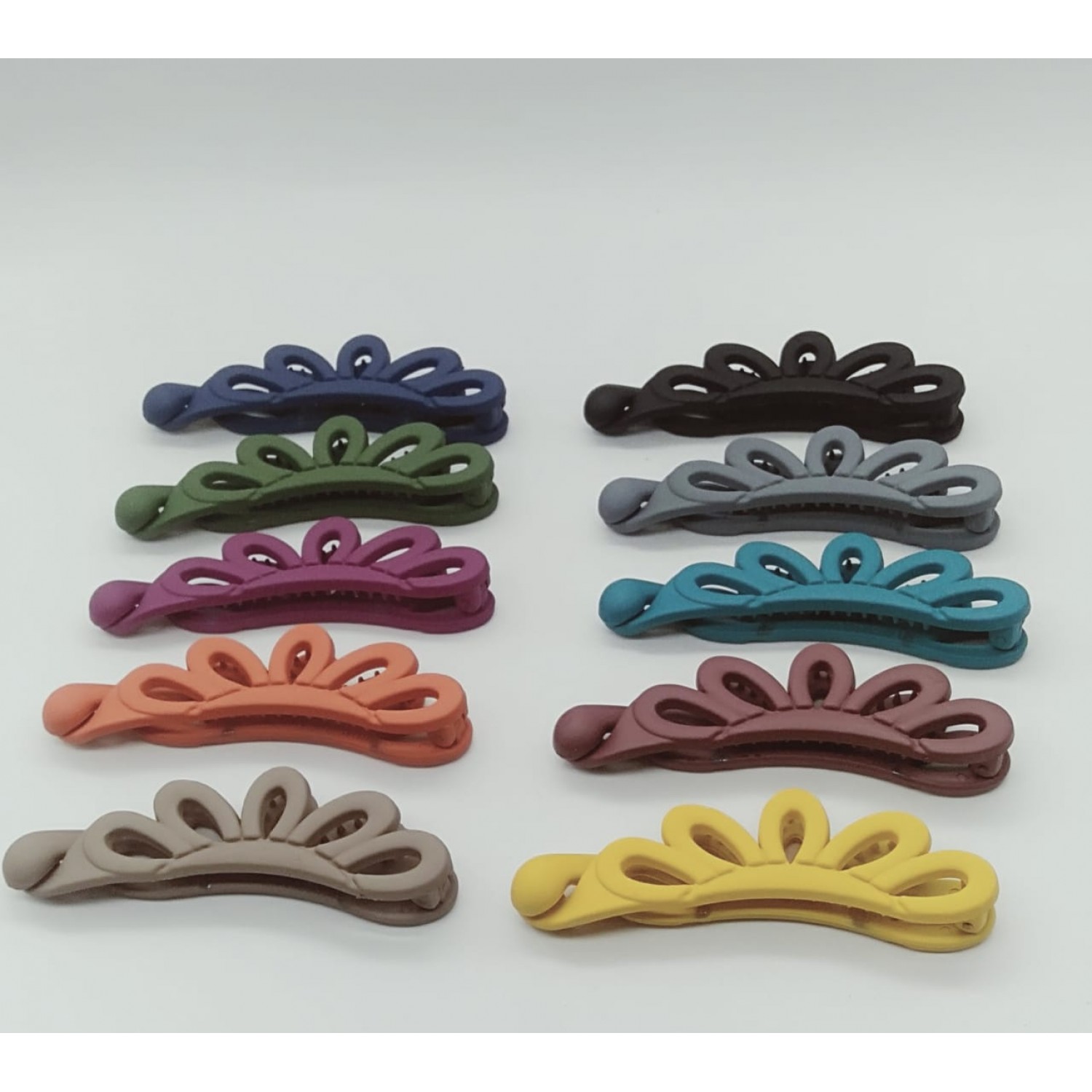 Fashion Alley [10 Cm] Banana Hair Clip For Women ( Pack Of 12 )