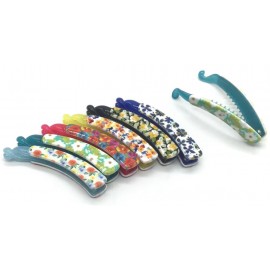 Fashion Alley Printed Banana Clip 10 CM [Pack Of 12]