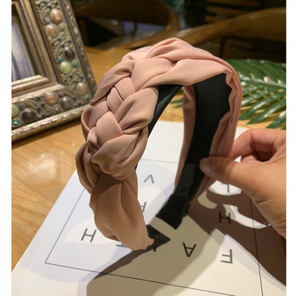 Fashion Alley Korean Satin hairbands ( pack of 12 )