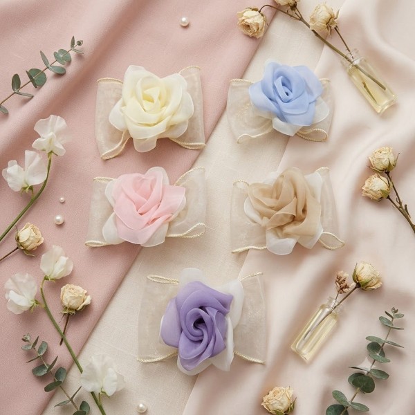 Fashion Alley Flower Design Hair Pin For Women Pack Of 5 Pc