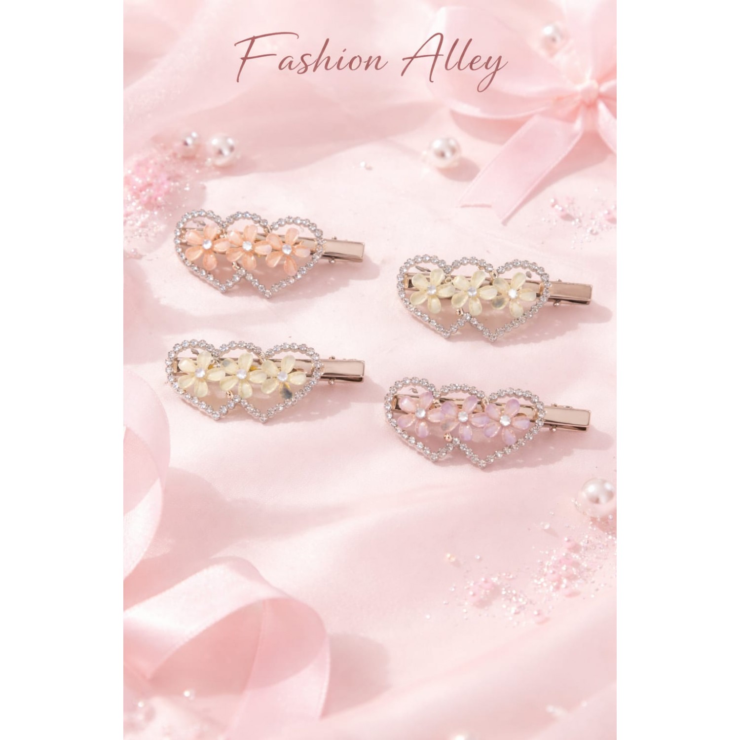 Fashion Alley Metal Hair Pin For Women Pack Of 10 Pc