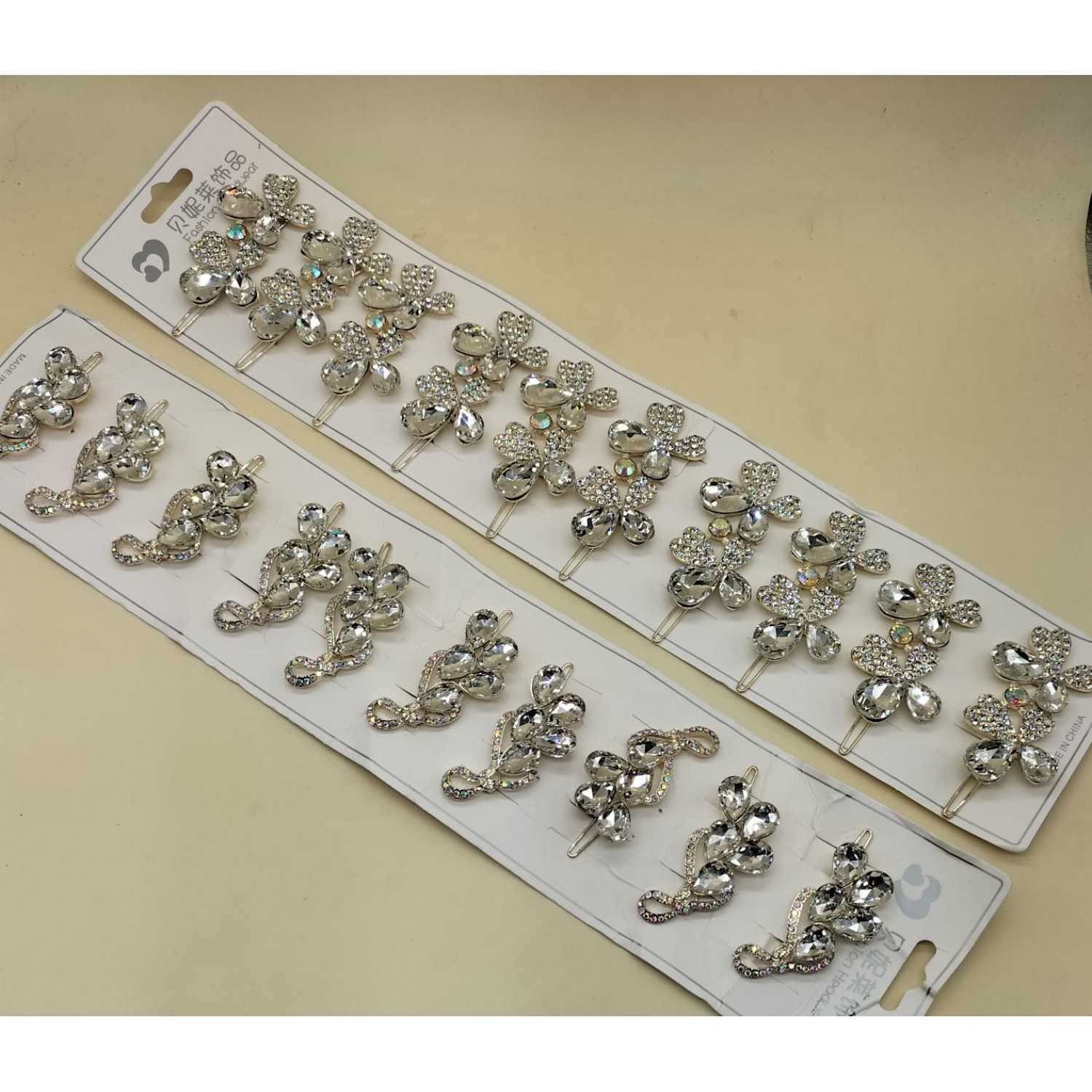 Fashion Alley Random Design Stone Pin [Pack Of 10 Pc]