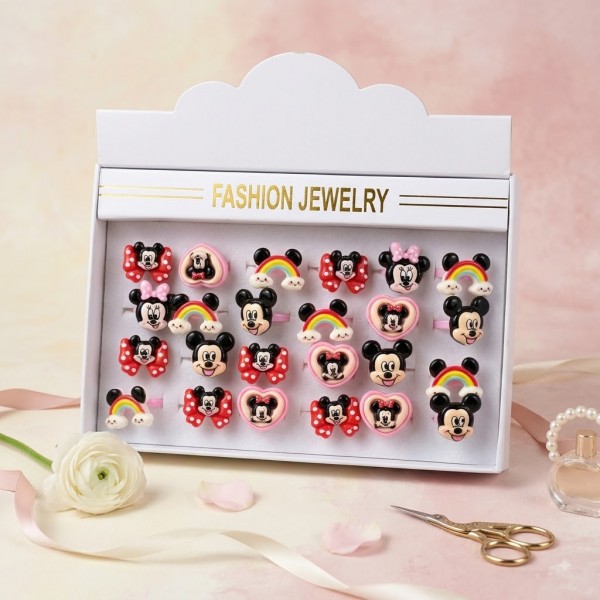 Fashion Alley Ring Set For Kids Pack Of 24