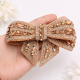 Fashion Alley 9 Cm Crystal Bow Hair Pin For Women Pack Of 12 Pc