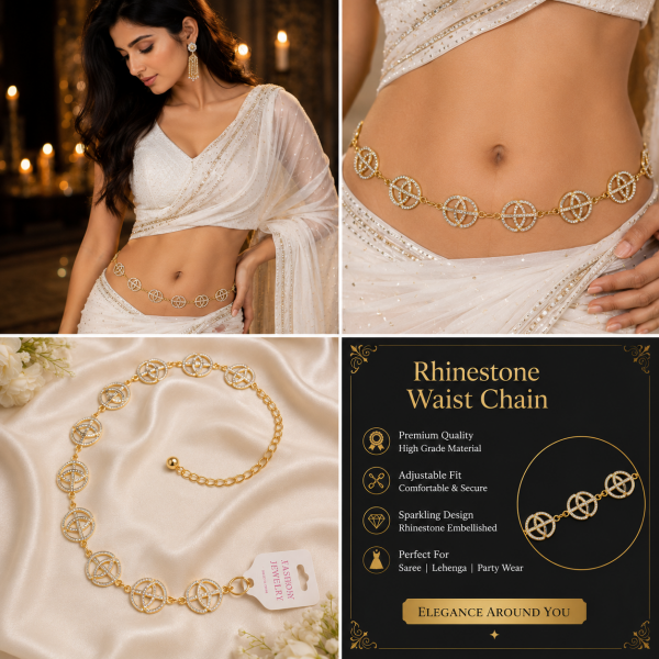 Fashion Alley Waist Chain for women pack of 12 Fashion Alley Waist Chain for women pack of 12