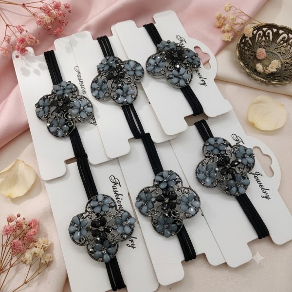 Fashion Alley Korean Rubber Band For Women [Pack Of 12]