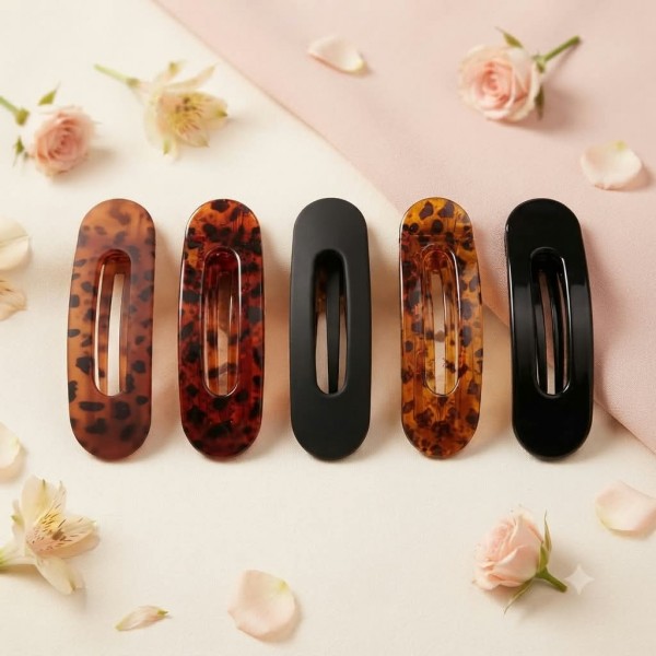 Fashion Alley 11 Cm Hair Claw For Women Pack Of 12 Pc