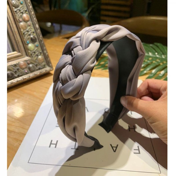 Fashion Alley Korean Satin hairbands ( pack of 12 )