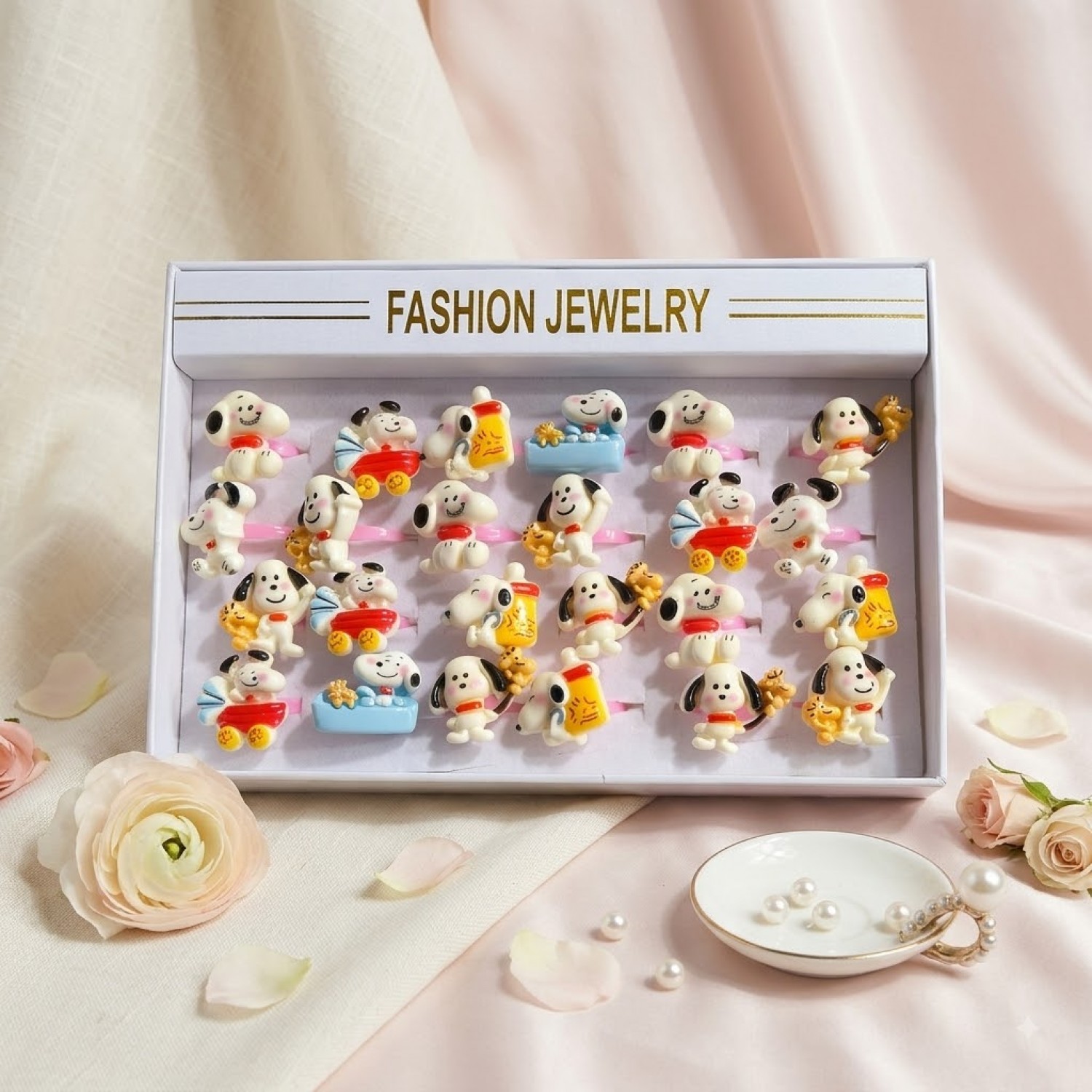 Fashion Alley Ring Set For Kids Pack Of 24