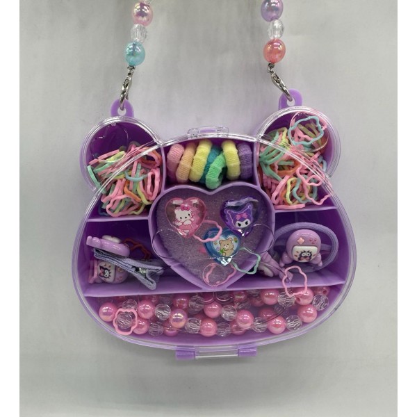 Fashion Alley Kids Combo Gift Bag Hair Pin Rubber Band With Necklace Set For Kids {Pack Of 3 Box} Fashion Alley Kids Combo Gift Bag Hair Pin Rubber Band With Necklace Set For Kids {Pack Of 3 Box}