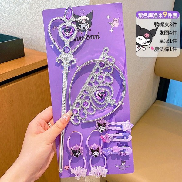 Fashion Alley Hair Band Rubber Band With Hair Pin Gift Set For Kids Pack Of 12