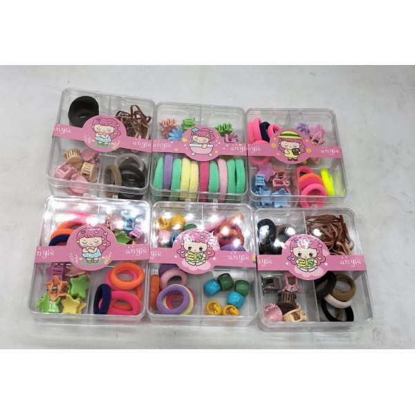 Fashion Alley Clutcher With Rubber Band For Kids Pack Of 12