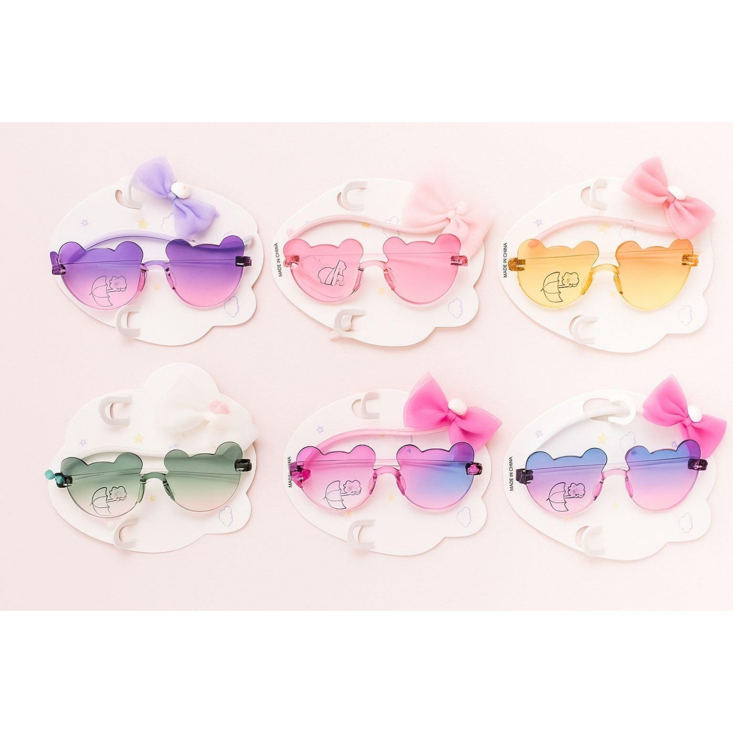 Fashion Alley Sunglasses With Hair Band Gift Set Combo For Kids Pack Of 12 Card