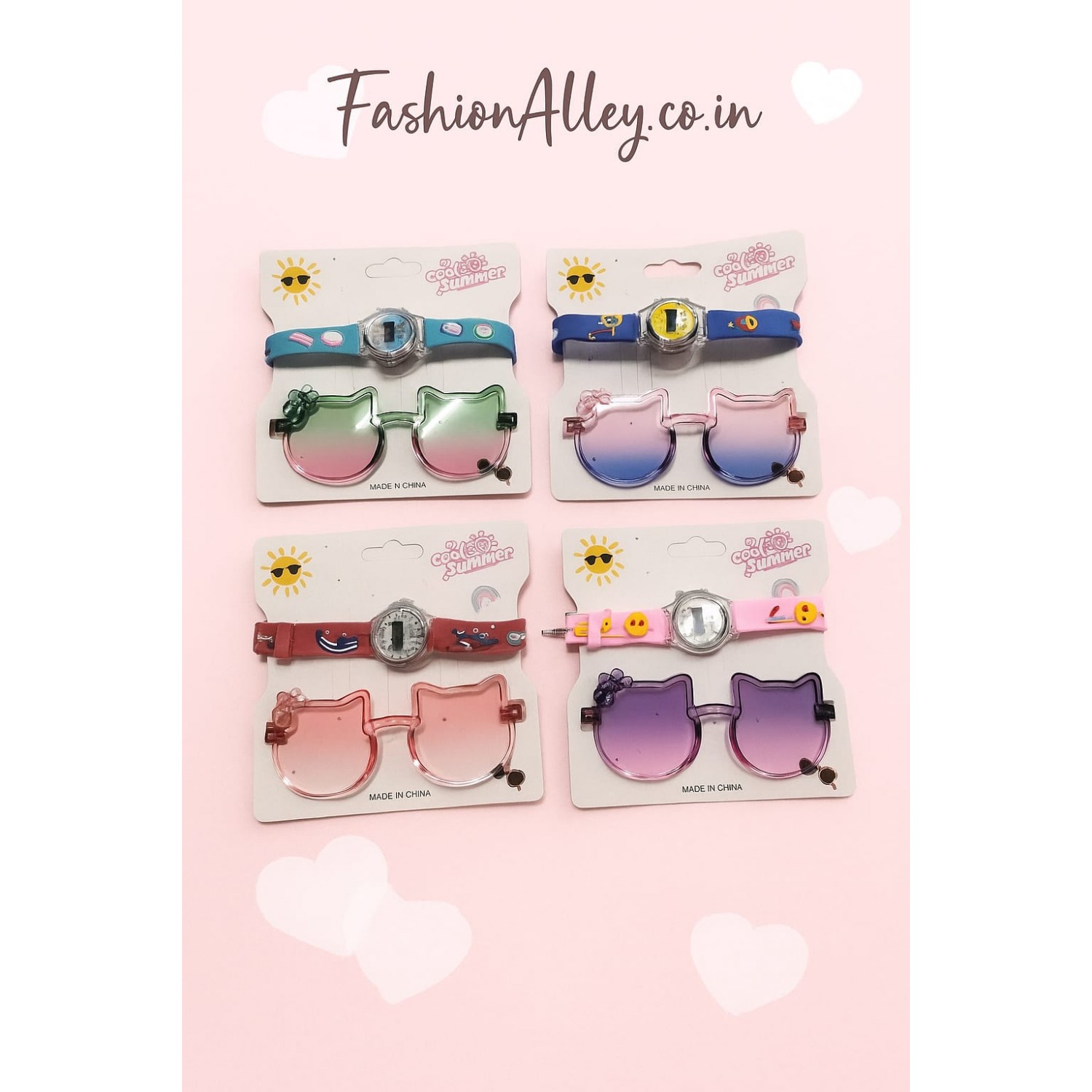 Fashion Alley Sunglasses Gift Set Combo For Kids Pack Of 12 Card Fashion Alley Sunglasses Gift Set Combo For Kids Pack Of 12 Card