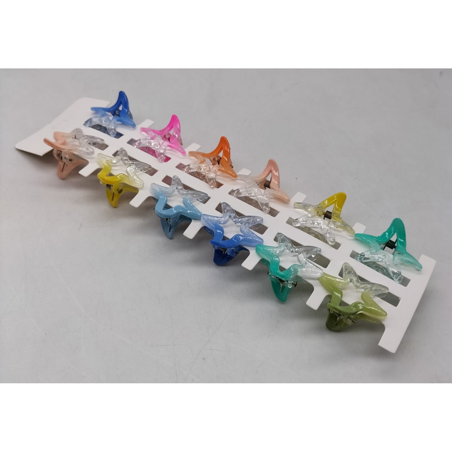  Fashion Alley 2 Cm Mini Kids Hair Claw [Pack Of 12 Peace]sd